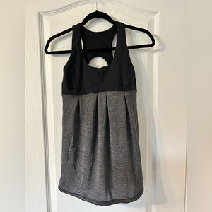 Lululemon tank with built in bra (no padding). Size 6.